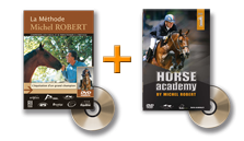 Le DVD Horse Academy 1 et Le DVD La méthode Michel Robert